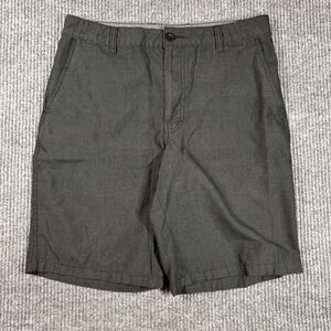 Supply Co‎ Shorts Mens Size 34 Gray Striped Chino Flat Front Casual Summer